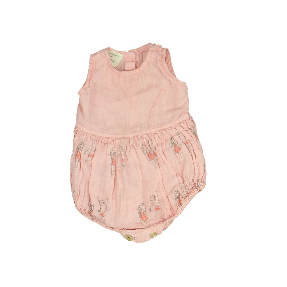 Yellow Pelota Girls Pink Romper size: 6 Months
